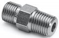 Ralston QTHA-2MS1 Male NPT x Male Quick-Test Adapter with check-valve, 0.25&quot;, stainless steel-