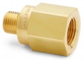 Ralston QTHA-3FB1 Female NPT x Male Quick-Test Adapter with check-valve, 0.38&quot;, brass-