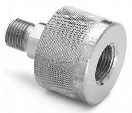 Ralston QTHA-3FS0-RG-QD Female BSPP Quick-Disconnect x Male Quick-Test Adapter, 0.38", stainless steel-