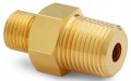 Ralston QTHA-3MB0 Male NPT x Male Quick-Test Adapter, 0.38&quot;, brass-