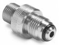 Ralston QTHA-3MS0-AN-QD Stainless-Steel Connector, 0.38" male 37&amp;deg; flare (H06 AN/JIC) x male Quick-Test-