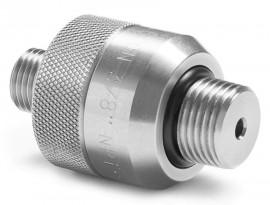 Ralston QTHA-3MS0-QD Stainless-Steel Connector, 0.38&quot; male NPT Quick-Connect x male Quick-Test-