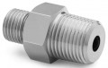 Ralston QTHA-3MS1 Male NPT x Male Quick-Test Adapter with check-valve, 0.38&quot;, stainless steel-