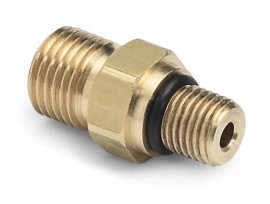 Ralston QTHA-3SB1 Male Quick-Test Outlet Port with check valve, brass-