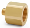 Ralston QTHA-6FB0 Female NPT x Male Quick-Test Adapter, 0.75", brass-