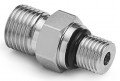 Ralston QTHA-7SS0 Stainless-Steel Connector, 0.44-20 male SAE/MS x male Quick-Test-