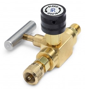 Ralston QTHA-BLB0-HC Block and Bleed Valve, male Quick-Test inlet x female Quick-Test outlet-