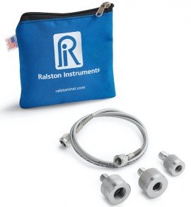 Ralston QTHA-KIT25 Quick-Test BSPP Pressure Gauge Connection Kit for hose mount-