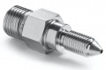 Ralston QTHA-RGS0 Stainless-Steel Adapter, M8 x 1 gauge valve bleed port x male Quick-Test-