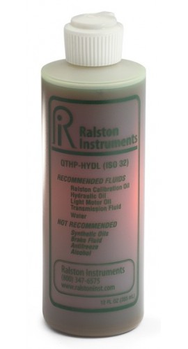 Ralston QTHP-HYDL Bottle of ISO-32 Hydraulic Calibration Oil, 12 fl oz-