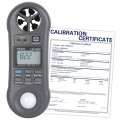 REED LM-8000-NIST 6-in-1 Multi-Function Environmental Meter,  -