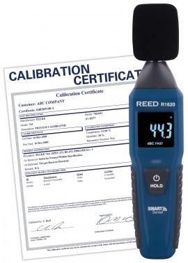 REED R1620-NIST Sound Level Meter, Bluetooth-
