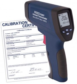 REED R2007 Dual Laser Infrared Thermometer, 50:1,  2012&amp;deg;F (1100&amp;deg;C),  -