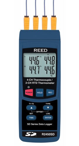 REED R2450SD Data Logging Thermometer-
