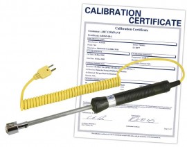 REED R2920-NIST Surface Thermocouple Probe, Type K, -58 to 932&amp;deg;F (-50 to 500&amp;deg;C),  -