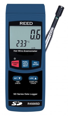 Rental - REED R4500SD Data Logging Hot Wire Thermo-Anemometer-