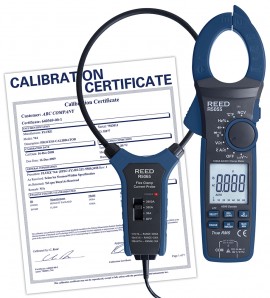 REED R5055-KIT-NIST True RMS AC/DC Clamp Meter with Flexible Current Probe, 18",-
