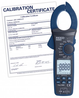 REED R5055-NIST 1000A True RMS Digital Clamp Meter,-