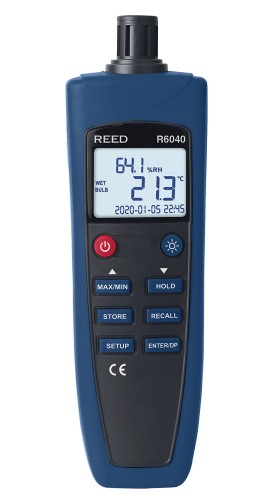 REED R6040 Psychrometer/Thermo-Hygrometer-