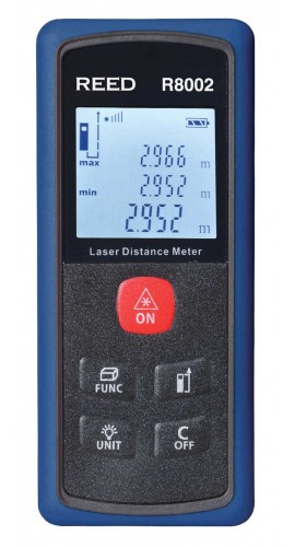 REED R8002 Laser Distance Meter, 148' (45m)-