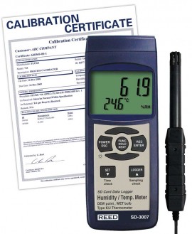REED SD-3007 Thermo-Hygrometer/Data Logger,  -