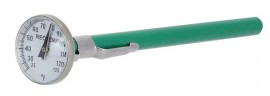 REOTEMP K79 Pocket Bimetal Thermometer, 1&amp;quot; dial, 0 to 220&amp;deg;F-