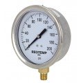 REOTEMP PG25C Industrial Stainless/Brass Gauge, 2.5&amp;quot; dial, 0 to 3000 psi-