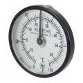 REOTEMP SUR Surface Bimetal Thermometer, 50 to 750&amp;deg;F and 10 to 400&amp;deg;C, 2&amp;quot;-