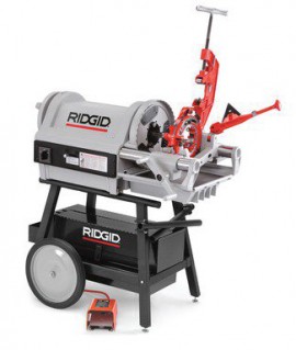 RIDGID 26092 1224 Hammer Chuck Threading Machine, 0.5 to 4&quot; NPT, 120 V-
