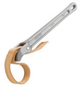 RIDGID 31370 #5 Aluminum Strap Wrench For Plastic, 5 1/2&amp;quot;-