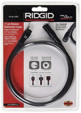 RIDGID 37103 17mm Replacement Imager Head, 3&amp;quot; Cable-