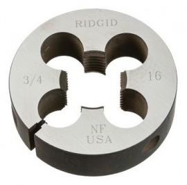 RIDGID 38420 Alloy RH Bolt Threader Button Die, UNF, 3⁄4-16-