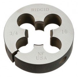 RIDGID 38420 Alloy RH Bolt Threader Button Die, UNF, 3⁄4-16-
