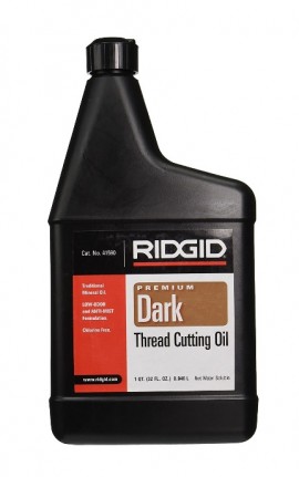 RIDGID 41590 Dark Thread Cutting Oil, 1 qt-