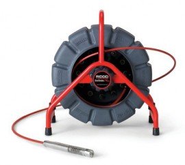 RIDGID 48488 Color Self-Leveling Reel with Video Inspection System, NTSC, 200'-