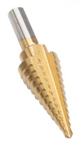 RIDGID 52378 Step Drill Bit for Swiv-L-Punch knockout punch head-