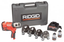 RIDGID 57398 RP 240 Press Tool with PP/LIO Kit, 0.5 to 1.25"-