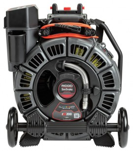 RIDGID SeeSnake rM200A Camera Reel with TruSense, 200', 1&amp;frac12; to 8&amp;quot;-