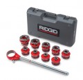RIDGID 12-R Exposed Ratchet Threader Set, &amp;frac18; to 2&amp;quot;, BSPT-