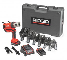RIDGID 67053 RP 350 Press Tool Battery Kit with ProPress jaws, &amp;frac12; to 2&amp;quot;-