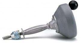 RIDGID K-25-BP Hand Spinner with C-1IC Bulb Auger Cable -