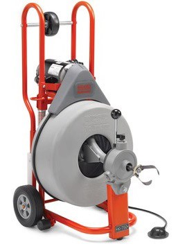 RIDGID K-750 Drum Machine with C-100 AUTOFEED set-