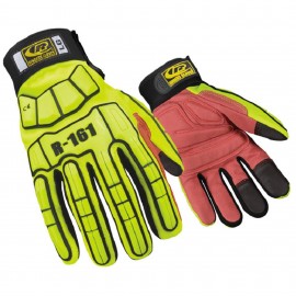 Ringer 161-12 Padded Gloves, Hi-Vis, XXL-