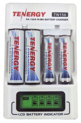 RKI 49-3105RK NiMH Battery Charger, 4 x AA/AAA-