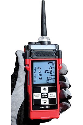 RKI 72-0290-22 Gas Monitor, 4 sensor, LEL, O<sub>2</sub>, H<sub>2</sub>S, and CO base-