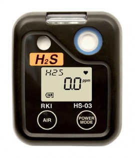 RKI 73-0062-50 HS-03 Gas Monitor Kit, 0 to 100 ppm H2S-