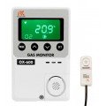 RKI OX-600 Single-Gas Detector with 9.84&#039; sensor cable installed, O&lt;sub&gt;2&lt;/sub&gt;, battery operated-