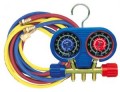 Robinair 41670 Brass 4-Way Charging Manifold Ball Valve Hose Set-