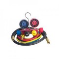 Robinair 42266 Aluminum 4-Way Charging Manifold with Hose Set, 60&amp;quot;-