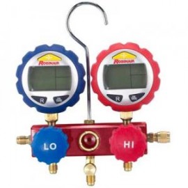 Robinair 43180 Digital Gauge 2-Way Charging Manifold-